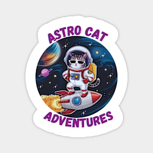 Cat Astronaut Magnet