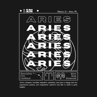 Aries Zodiac Sign T-Shirt