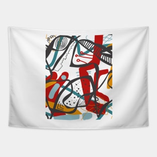 Beautiful unique colourful abstract design Tapestry