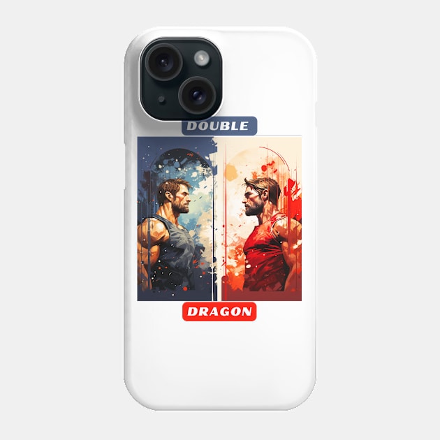 Double Dragon Phone Case by St01k@