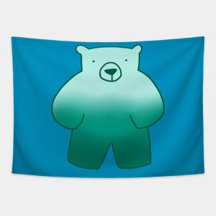 Green Teddy Bear Tapestry