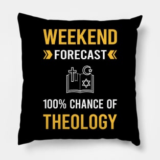 Weekend Forecast Theology Theologian Theologist Pillow