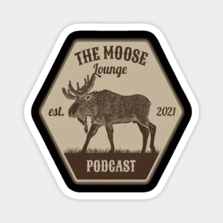 Moose Lounge Podcast Logo Magnet