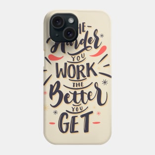 contexte calligraphique citation motivation Phone Case