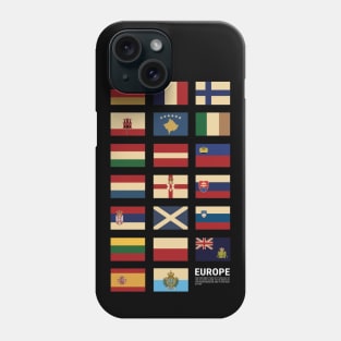 Europe Country Flags Set Phone Case