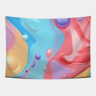 Abstract oil and water mix background Tapestry