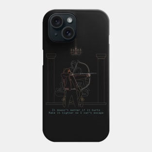 BTS JHOPE BLOOD SWEAT AND TEARS LINE ART Phone Case