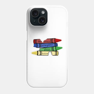 Broken Crayons Phone Case