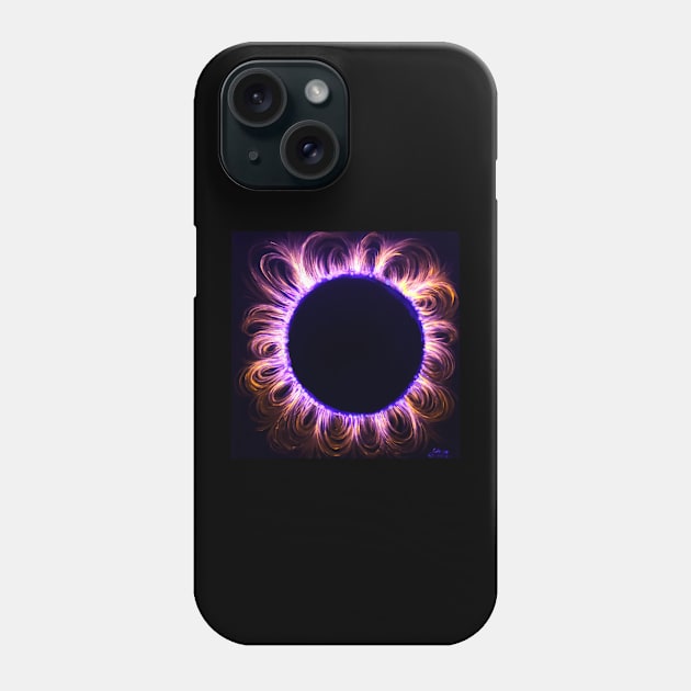 Solar eclipse Phone Case by CORinAZONe