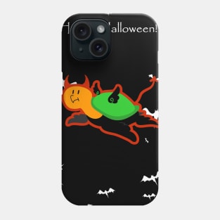 "Happy Halloween" Spooky Devil Turtle Phone Case