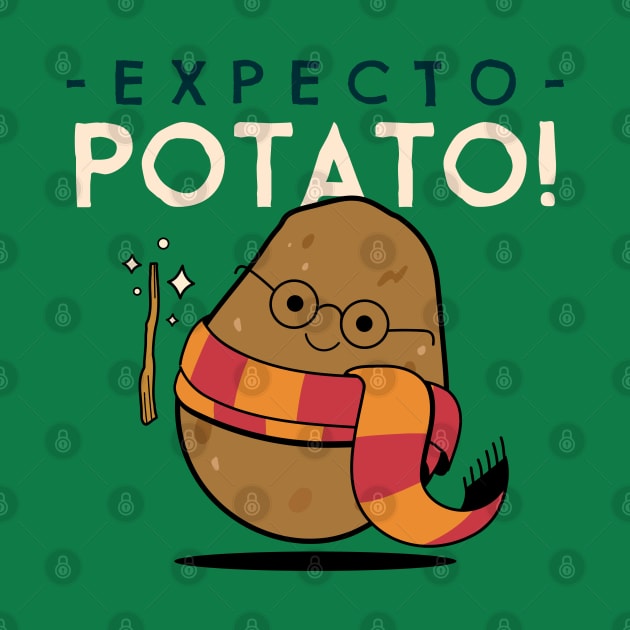 Expecto Potato! Fantasy T-Shirt by GreenbergIntegrity