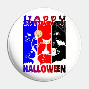 Happy Halloween - Polyamorous Pride Pin