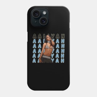 Try Again Chronicles Aaliyahs Music Legend Graphic T-Shirt Series Phone Case