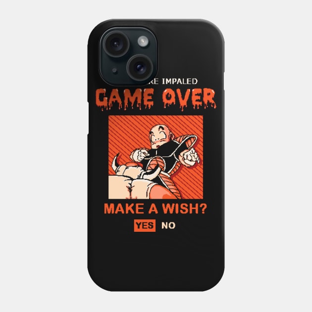 GAME OVER - You Were Impaled Phone Case by Punksthetic