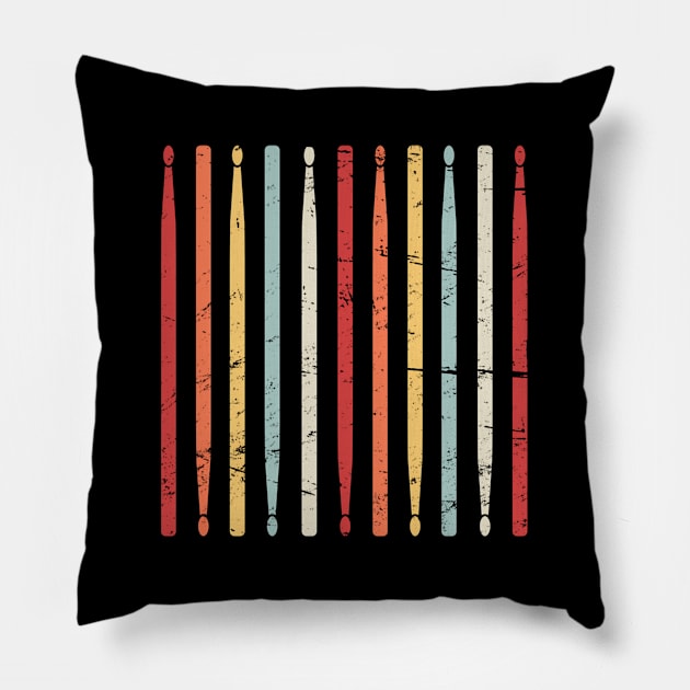 Drumsticks Percussion Marching Band Pillow by SperkerFulis