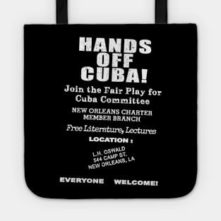 JFK Assassination Conspiracy Theory Oswald Design Tote