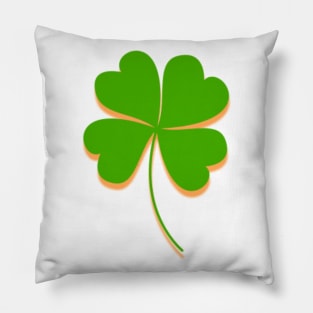 St Patrick's Day shamrock Pillow