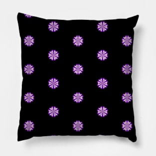 Purple Crystals Pillow