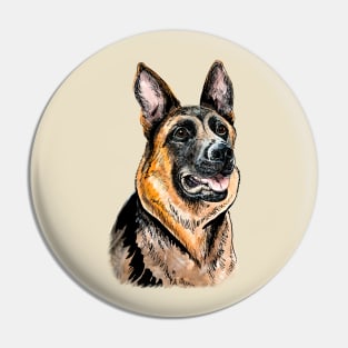 German shepherd Pin