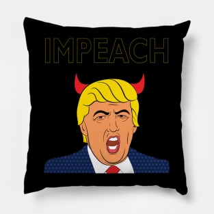 Impeach Trump Pro America Anti-Trump 45 Impeachment Pillow