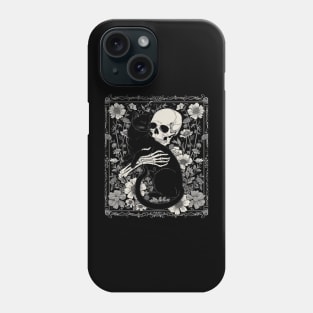 Cat Skull Anatomy Phone Case