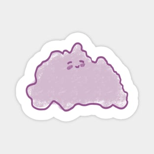 Cute Fluffy Purple Cloud Magnet