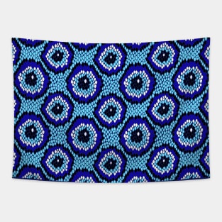 Evil Eye Snakeskin Pattern I Tapestry