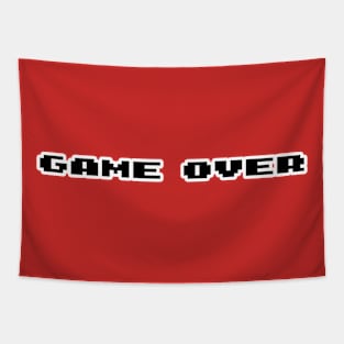 Video Games Game Over Screen Tapestry