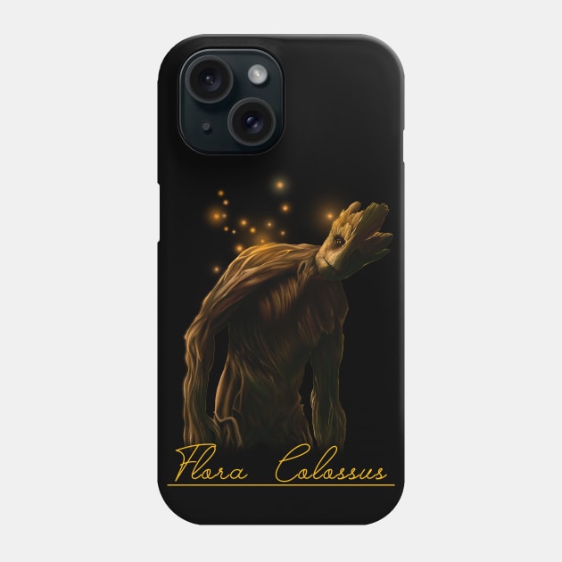 Flora Сolossus (text) Phone Case by ModManner