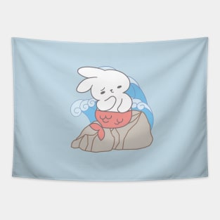 Little Mermaid Bunny Tapestry