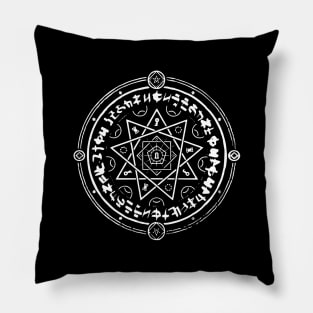 Lloyd de Saloum Cool Black and White Magic Circle from I Was Reincarnated as the 7th Prince or Tensei shitara Dainana Ouji Datta node Anime TSDODN-5 Pillow