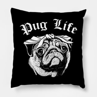 Pug Life Gangsta Pillow