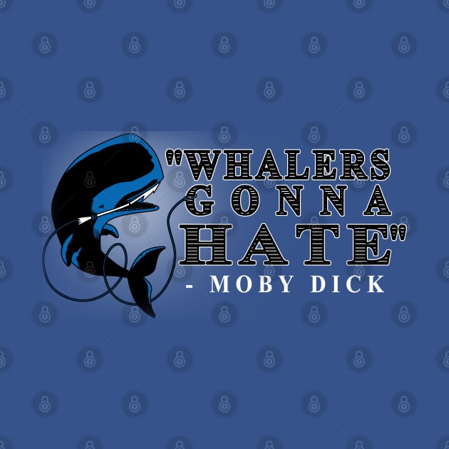 Moby Dick Whale Bookworm Funny Retro Vintage Meme by BoggsNicolas