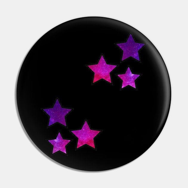 Galaxy stars sticker pattern Pin by HR-the-Chemist