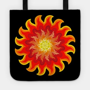 flame flower Tote