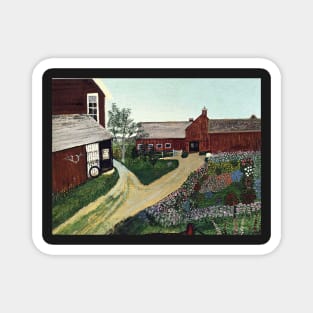 grandma moses Magnet