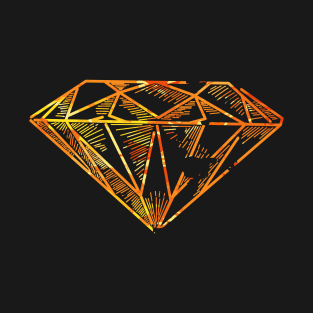 orange diamond T-Shirt