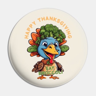 Funny broccoli thanksgiving turkey Pin