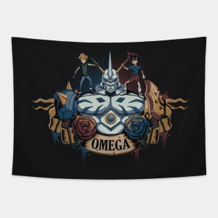 Digimon Omegamon  - Agumon and Gabumon -  Royal Knight Tapestry