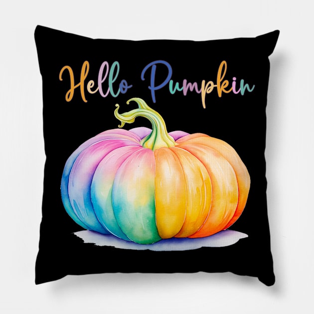 Hello Pumpkin Pillow by RefinedApparelLTD