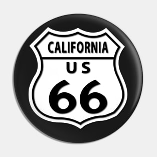 Route 66 - California Pin