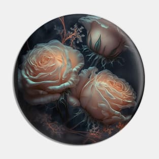 Iridescent pastel roses 8 Pin