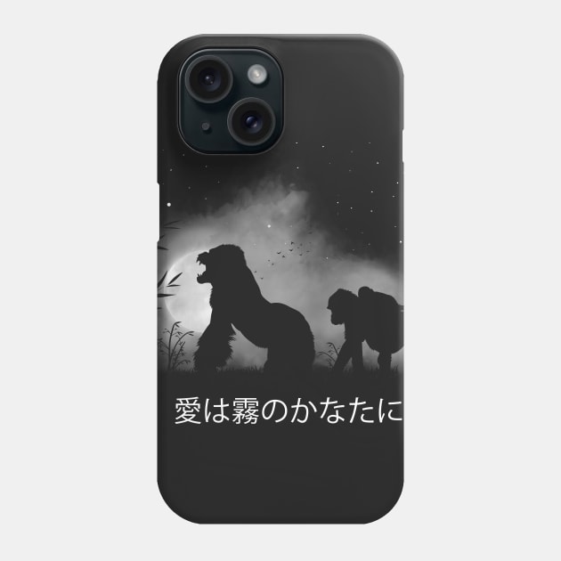 Gorillas in the Night Phone Case by albertocubatas