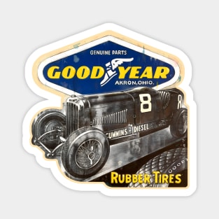 Rubber Tires Magnet