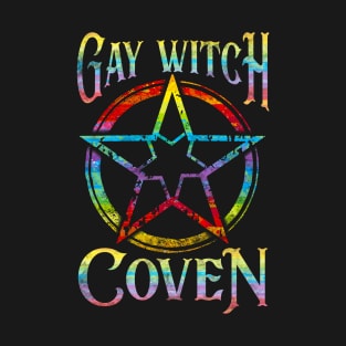 Gay Witch Coven Pentagram for Halloween T-Shirt