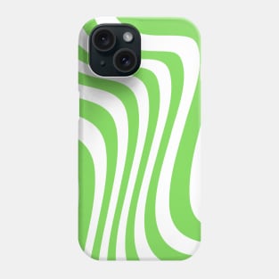 Green Wavy Pattern #002 Phone Case