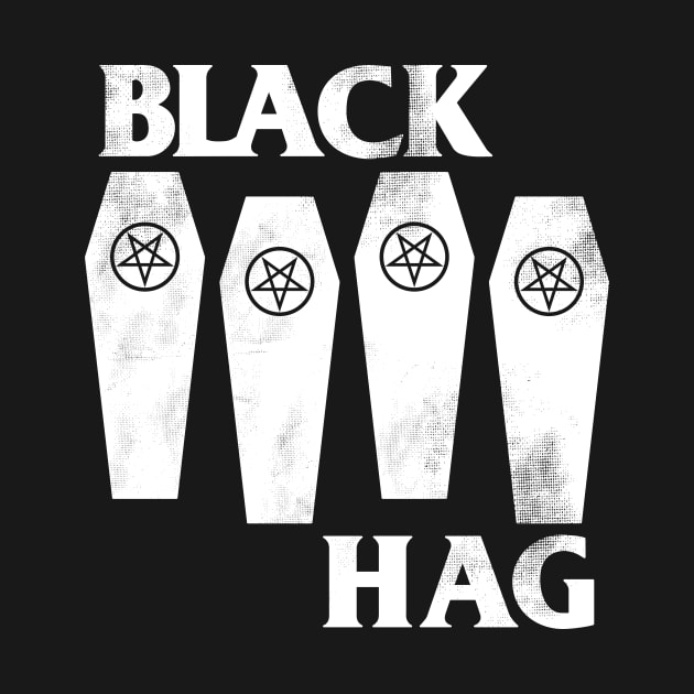 Black Hag - Witch - Occult Goth - Distressed by Nemons