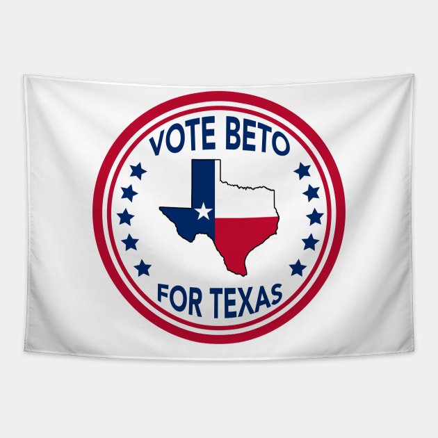 Vote Beto for Texas State Tapestry by epiclovedesigns