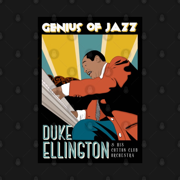 Duke Ellington Original Jazz Poster by Seiglan