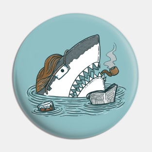 The Dad Shark Pin